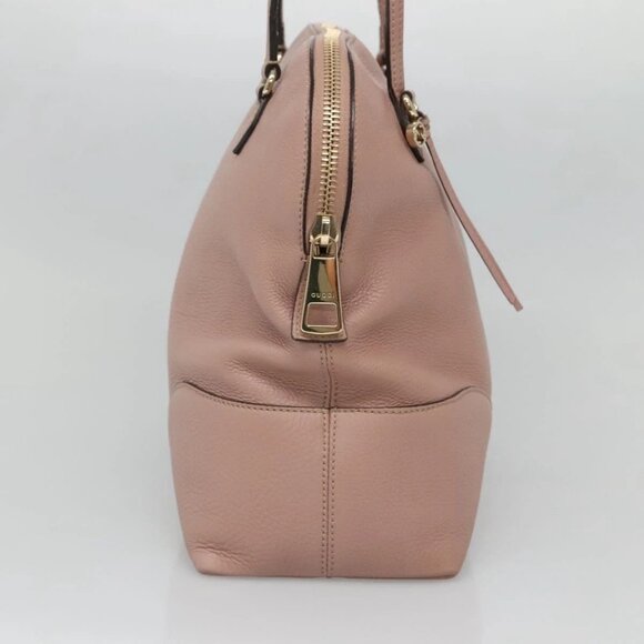 GUCCI Brie Shoulder Bag Leather Gold Pink 323673 - Picture 3 of 16